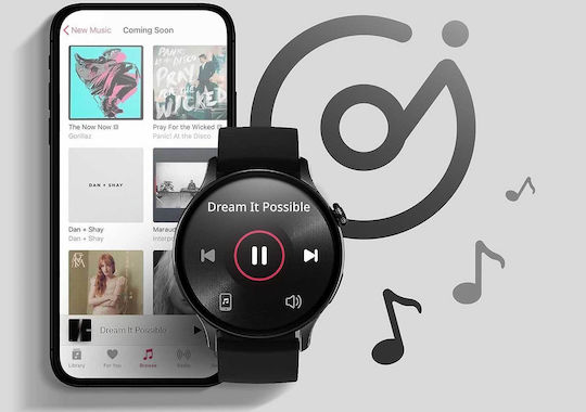 JANOLTY RLQA Smartwatch with Heart Rate Monitor (Black) view 6