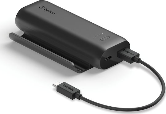 Belkin Boost Charge + Stand Play Series Power Bank 5000mAh 12W with USB-A Port and USB-C Port Black view 2