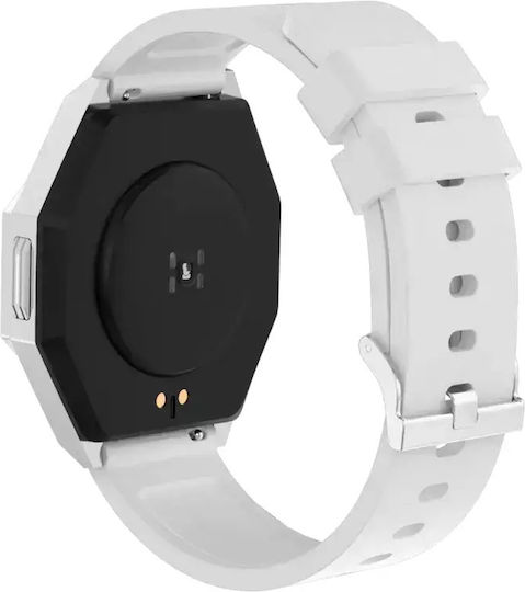 Canyon Otto SW-86 Waterproof Smartwatch with Heart Rate Monitor (Silver) view 4