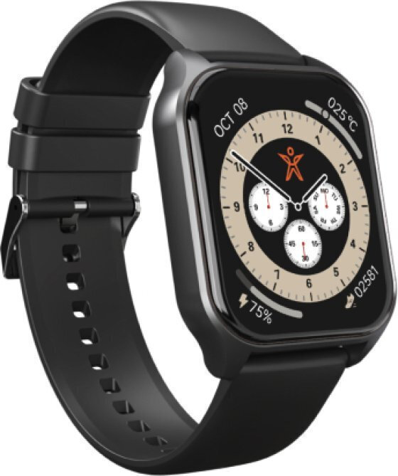 SBS Onetrack Smartwatch with Heart Rate Monitor Black view 1