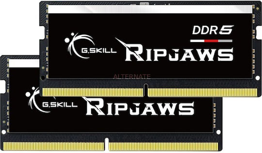 G.Skill Ripjaws DDR5 32GB RAM with 2x16GB Modules and Speed 4800 for Laptop F5-4800S3434A16GX2-RS view 3