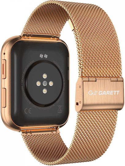 Garett GRC MAXX Stainless Steel Smartwatch with Heart Rate Monitor (Gold) view 4