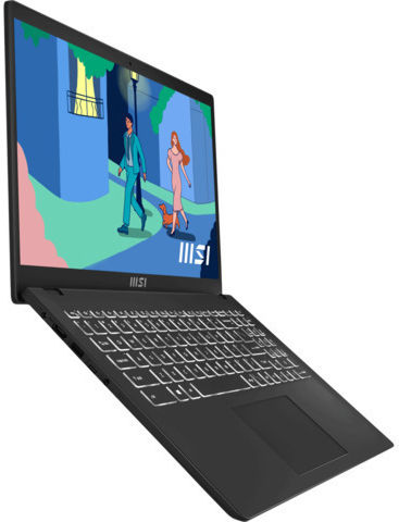 MSI Modern 15 B12MO 15.6" IPS FHD (i7-1255U/16GB/512GB SSD/No OS) Classic Black (UK Keyboard) view 4