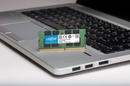 Crucial DDR4 with Module 1x8GB and Speed 3200 for Laptop CT8G4SFRA32A vue 5