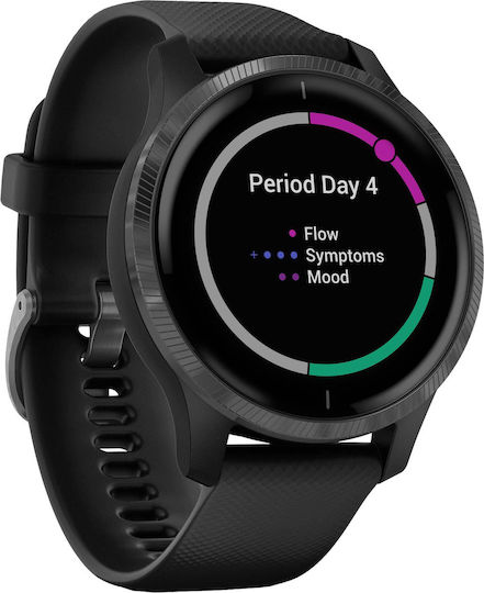 Garmin Venu Stainless Steel 43mm Waterproof Smartwatch with Heart Rate Monitor (Slate / Black) view 5