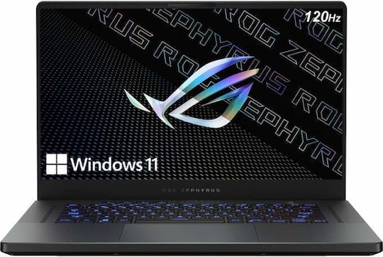 Asus ROG Zephyrus G15 GA503RM-HB152W 15.6" UHD 120Hz (Ryzen 9-6900HS/16GB/1TB SSD/GeForce RTX 3060/W11 Home) Gray (US Keyboard)