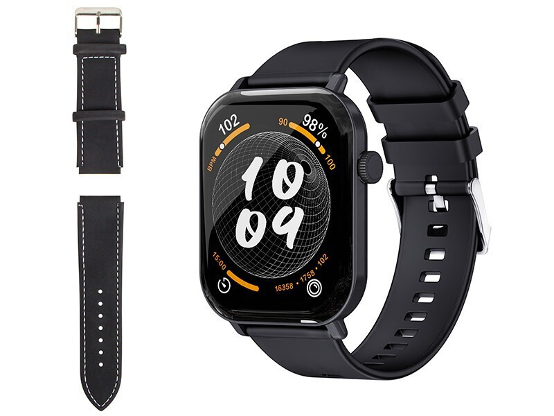 Blow X18 Smartwatch with Heart Rate Monitor (Black) view 1