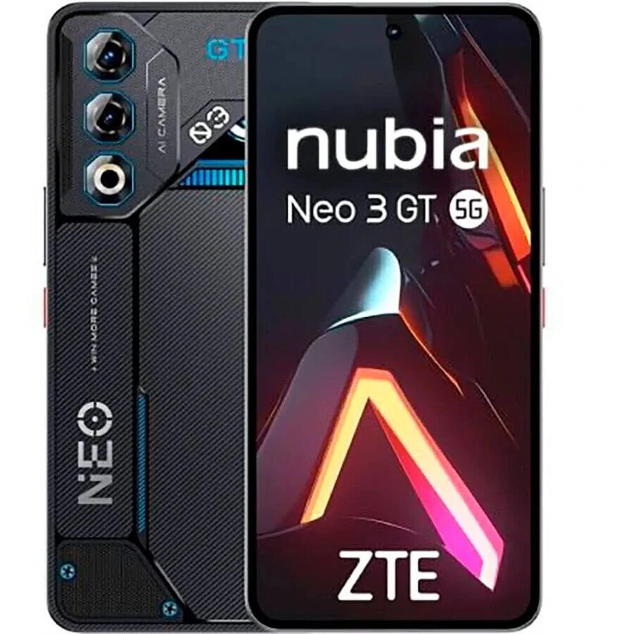 ZTE nubia Neo 3 GT 5G Dual SIM (12GB/256GB) Gray vue 3