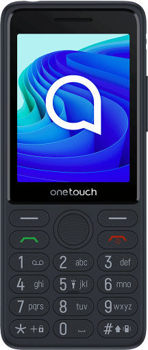 TCL Onetouch 4042S Dual SIM (125MB/125MB) Mobile with Buttons Gray view 2
