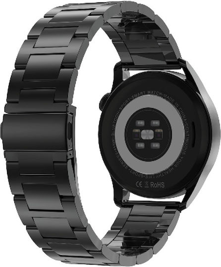 DAS.4 SP40 Smartwatch with Heart Rate Monitor (Black) view 2