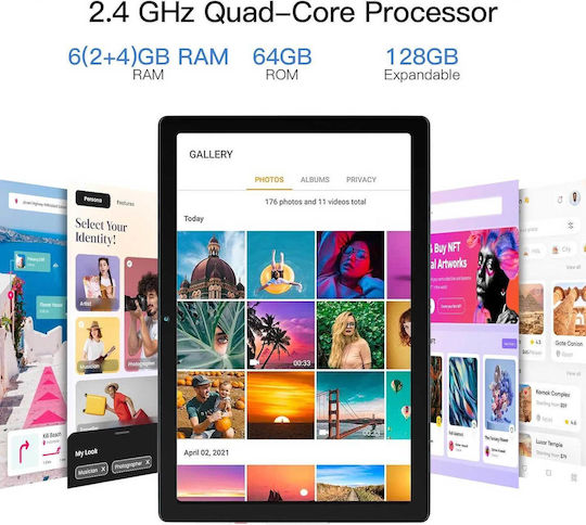 HotLight 10" Tablet (2GB/64GB) Gray – vizualizare 4