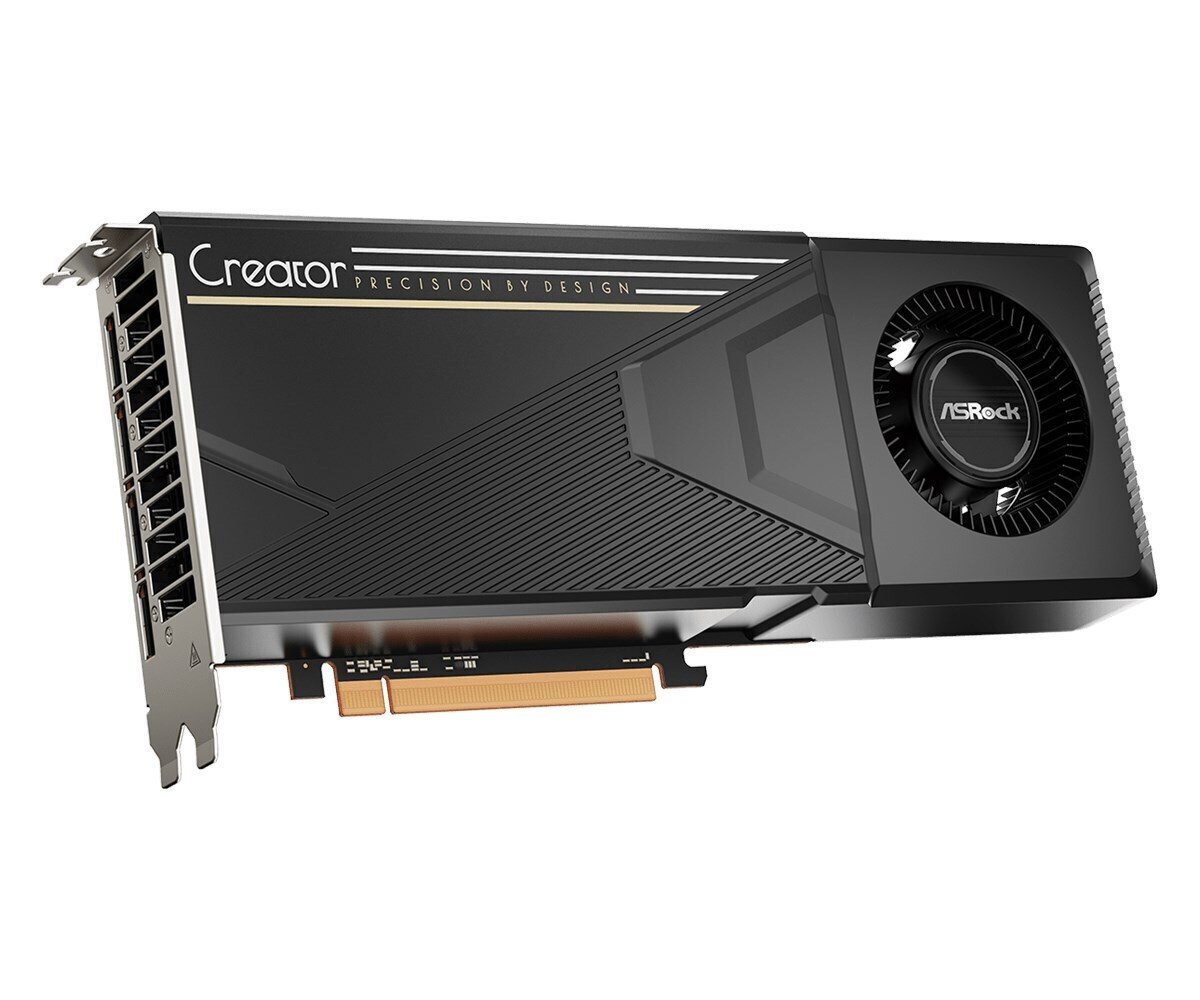 ASRock Radeon AI Pro R9700 32GB GDDR6 Creator Graphics Card view 6