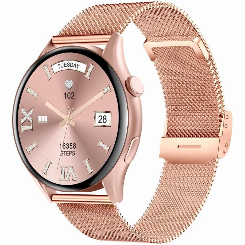 Gravity 45mm Smartwatch with Heart Rate Monitor (Rose Gold) view 5