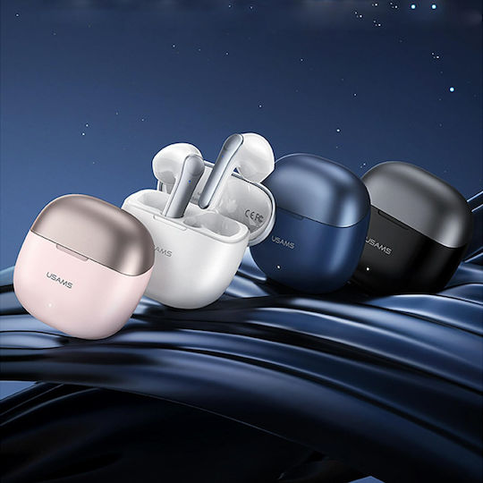 Usams XH09 Earbud Bluetooth Handsfree Earphones with Charging Case Blue view 3