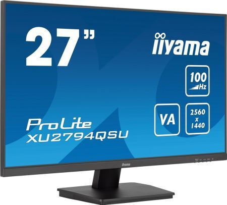 Iiyama ProLite XU2794QSU-B6 27" QHD 2560x1440 VA Monitor with 5ms GTG Response Time vue 2