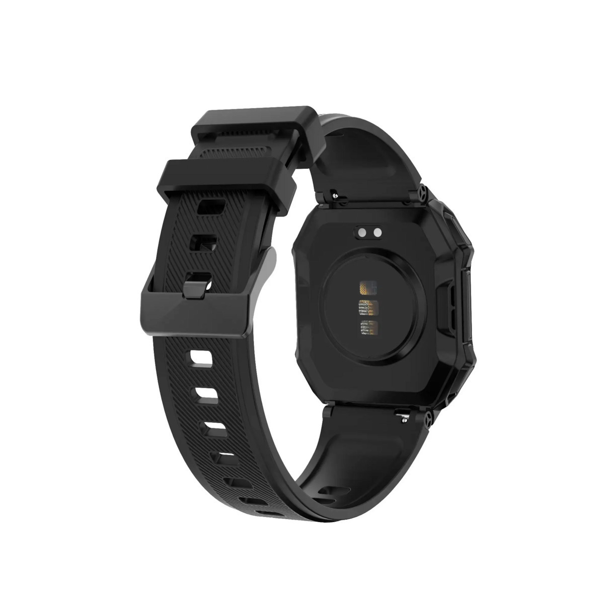 UrbanFiT Aluminium Smartwatch with Heart Rate Monitor (Black) vue 3