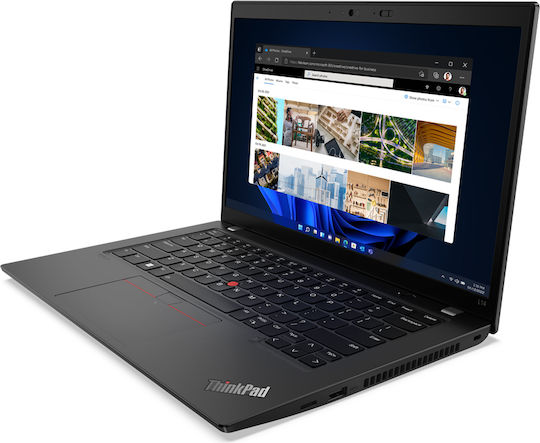 Lenovo ThinkPad L14 Gen 3 (AMD) 14" IPS FHD (Ryzen 5 Pro-5675U/64GB/1TB SSD/W10 Pro) Thunder Black (UK Keyboard) vue 3
