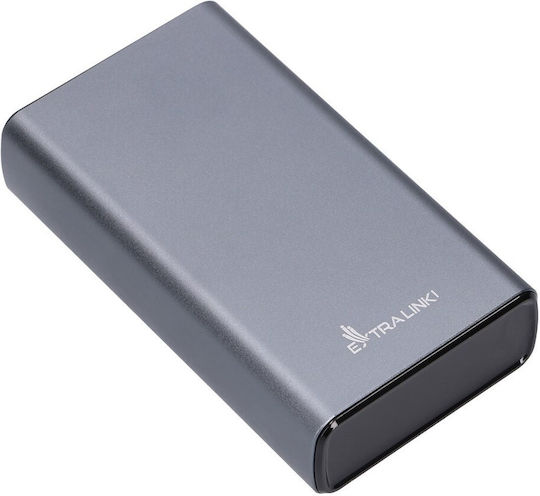Extralink Power Bank 20000mAh 45W Power Delivery Black vista 5