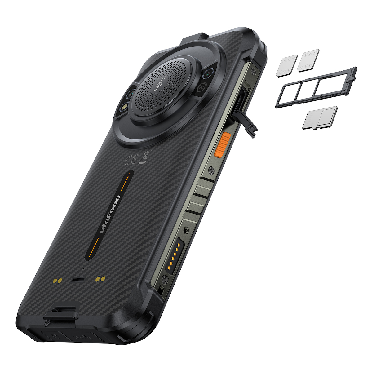 Ulefone RugKing Dual SIM (8/128GB) Rugged Smartphone Black view 8