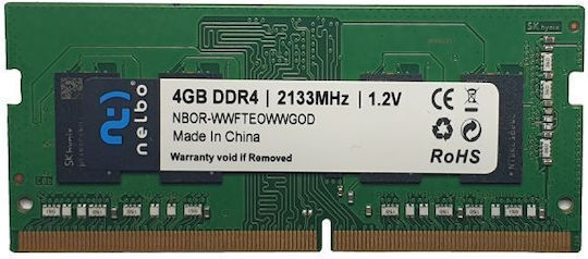 Nelbo DDR4 with Module 1x4GB and Speed 2133 for Laptop D2WC23MBM view 2