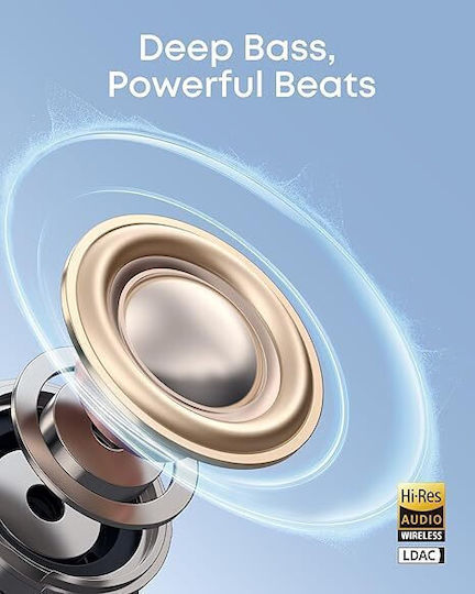 Soundcore by Anker C50i Open Ear Bluetooth Handsfree Headphones with Sweat Resistance and Charging Case Black vue 3