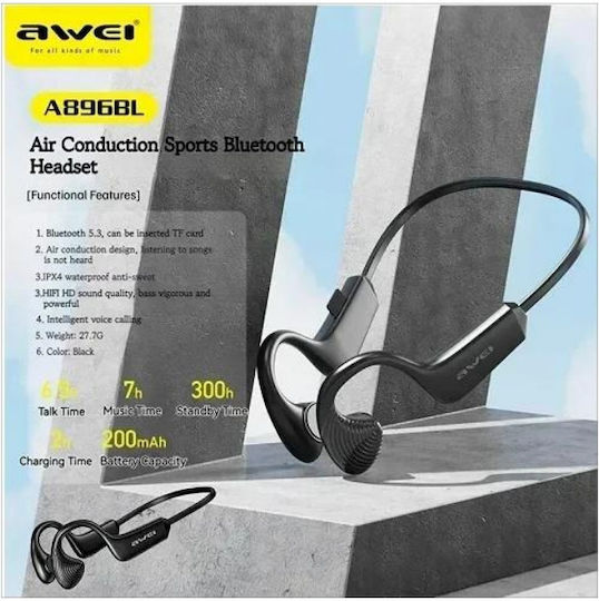 Awei A892BL Bone Conduction Bluetooth Handsfree Earphones with Sweat Resistance view 2
