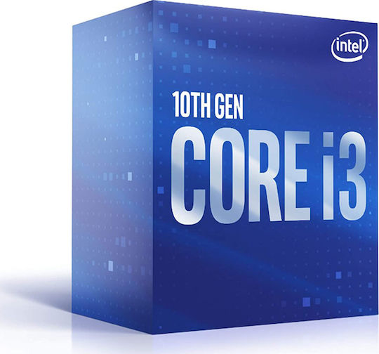 Intel Core i3-10300 3.70GHz Processor 4 Core for Socket 1200 in Box with Heatsink view 1