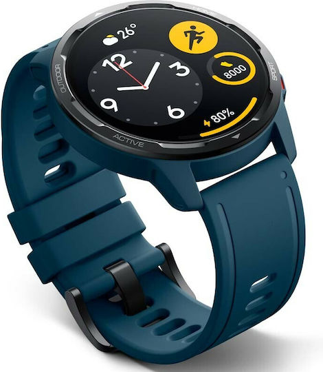 Xiaomi Watch S1 Active 47mm Waterproof with Heart Rate Monitor (Ocean Blue) view 4