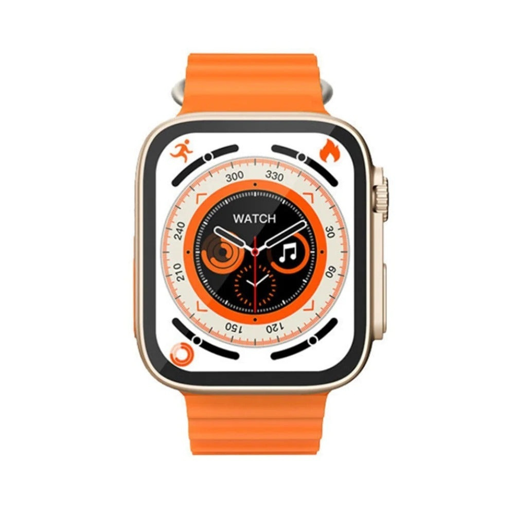 Extra Strap Aluminium Smartwatch with Heart Rate Monitor (Silver - Large) view 9