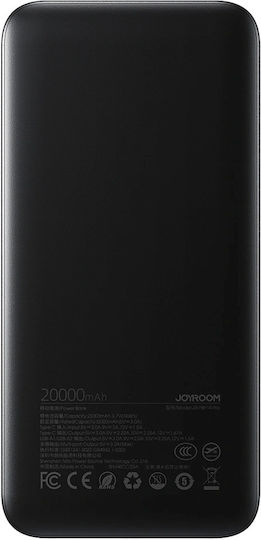 Joyroom JR-PBF14 Pro Power Bank 20000mAh 22.5W with 2 USB-A Ports and USB-C Port Black vue 4