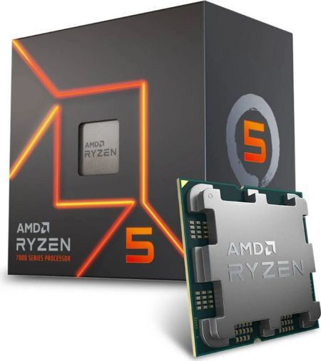 AMD Ryzen 5 7400 4.3GHz Processor 6 Core for Socket AM5 in Box with Heatsink view 1