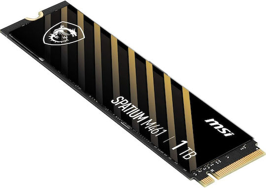 MSI Spatium M461 SSD 1TB M.2 Type with PCI Express 4.0 Connection S78-440L1D0-P83 view 4
