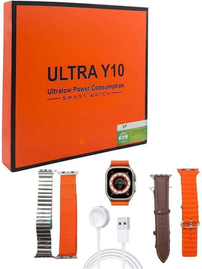 Ultra Y10 Smartwatch with Heart Rate Monitor (Multicolour) vue 3