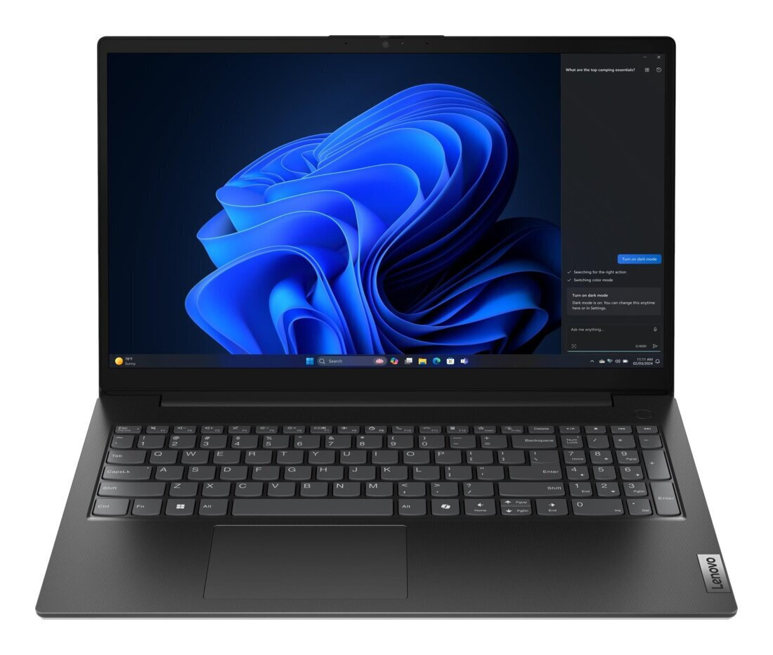 Lenovo V15 G5 IRL 15.6" FHD (Core 3-100U/8GB/256GB SSD/No OS) Business Black (UK Keyboard) view 4
