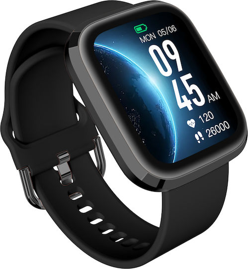 Garett GRC STYLE Smartwatch with Heart Rate Monitor (Black) view 3