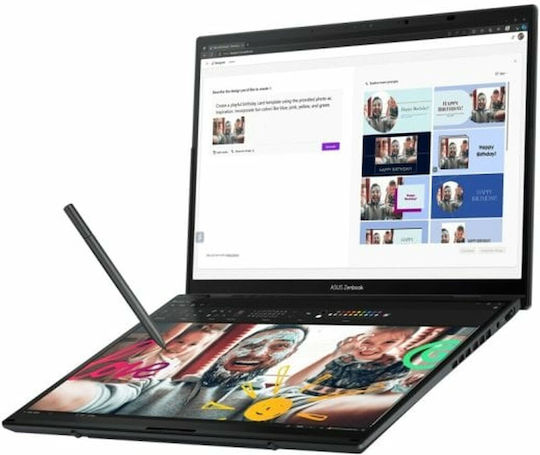 Asus ZenBook Duo 14 OLED UX8406MA-PZ244W 14" 120Hz (Ultra 9-185H/32GB/1TB SSD/W11 Home) Inkwell Gray (ES Keyboard) view 8
