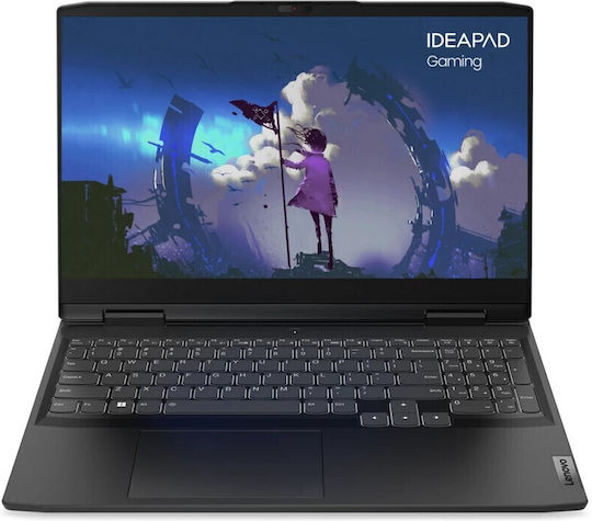 Lenovo IdeaPad Gaming 3 15IAH7 15.6" IPS QHD 165Hz (i5-12450H/16GB/512GB SSD/GeForce RTX 3060/W11 Home) Onyx Grey (US Keyboard) view 2