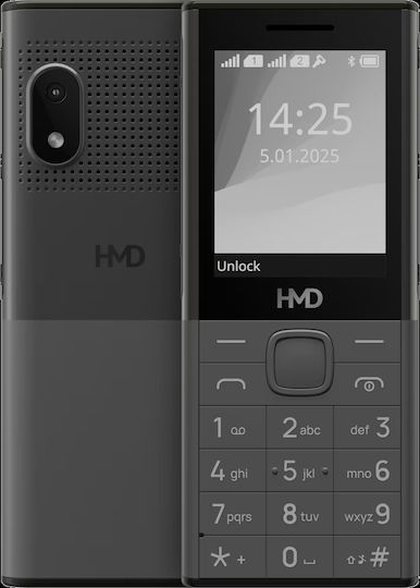 HMD 150 Music Dual SIM Mobile with Buttons (Greek Menu) Black view 1
