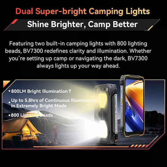 BlackView BV7300 Dual SIM (6GB/256GB) Resistant Smartphone Black view 9
