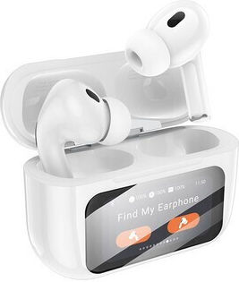 Borofone BW76 In-ear Bluetooth Handsfree Earphones with Charging Case White view 2