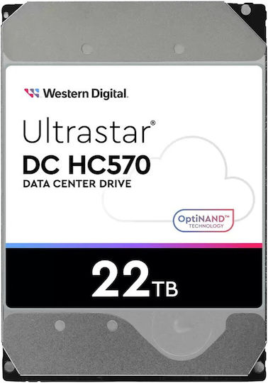 Western Digital Ultrastar DC HC570 512E SE P3 DC 22TB HDD Hard Drive 3.5" SAS 3.0 7200rpm with 512MB Cache for Server 0F48052 view 2