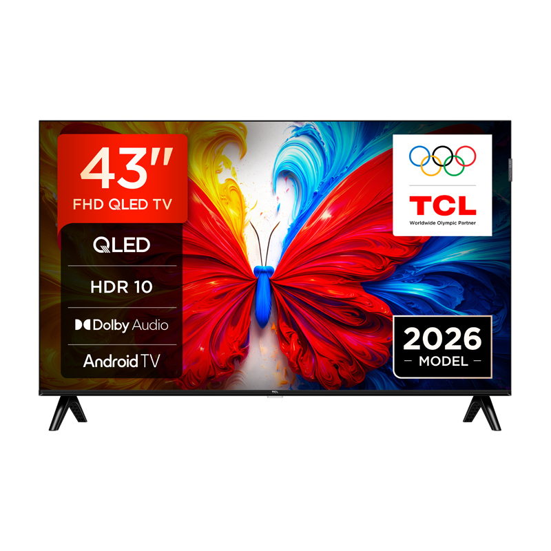 TCL Smart TV 43" Full HD QLED 43S5L HDR (2026)