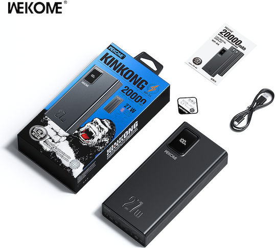WK WP-94A Power Bank 20000mAh 27W Black view 2