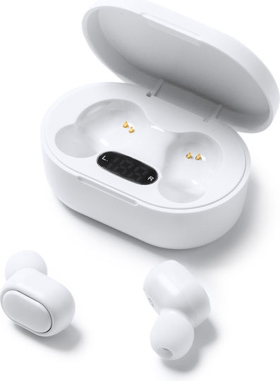 Funk In-ear Bluetooth Handsfree Earphones with Charging Case White view 1