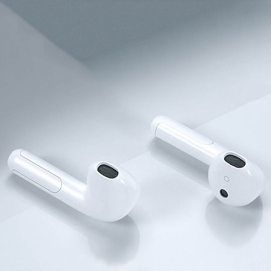 Rock EB100 In-ear Bluetooth Handsfree Earphones with Charging Case White view 3