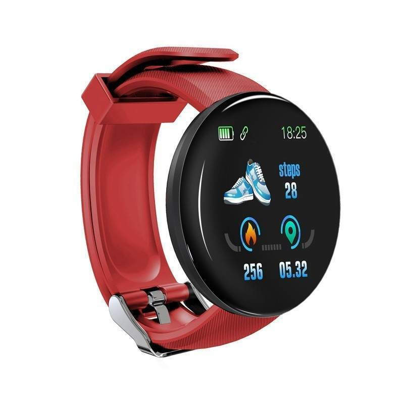 Smartwatch with Heart Rate Monitor (Red) view 2