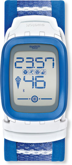 Swatch Touch Zero 1 Skyzero Smartwatch (Blue) view 2