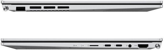 Asus ZenBook 14 UX3402VA-KP550W 14" QHD+ (i7-13700H/16GB/512GB SSD/W11 Home) Foggy Silver (GR Keyboard) view 7