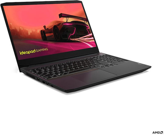 Lenovo IdeaPad Gaming 3 15ACH6 15.6" IPS FHD (Ryzen 5-5500H/8GB/512GB SSD/GeForce RTX 2050/No OS) Shadow Black (US Keyboard) view 2