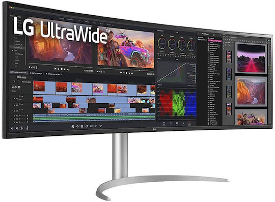 LG 49WQ95X-W Ultrawide IPS HDR Curved Monitor 49" 5120x1440 144Hz with Response Time 5ms GTG view 3